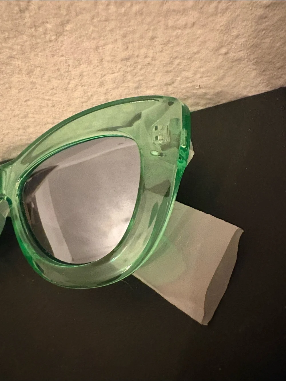 Vintage Translucent Mint Green Cat-Eye Sunglasses From LDV